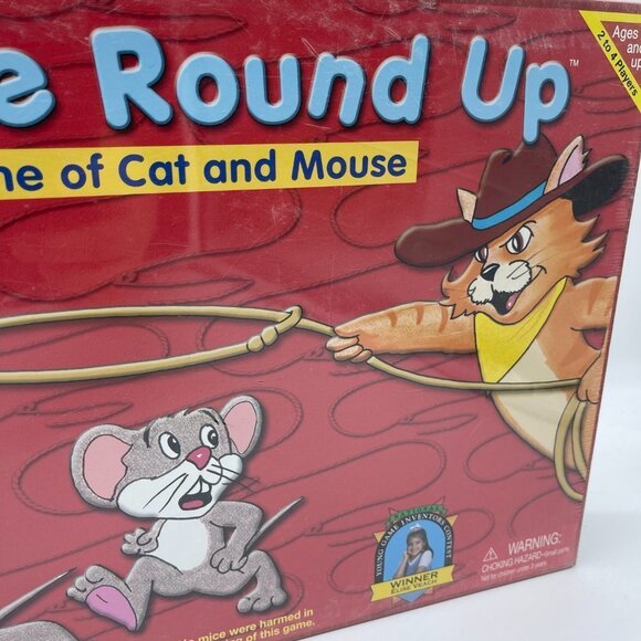 Mouse Round Up Board Game Cat and Mouse 2-4 Players - Picture 4 of 10